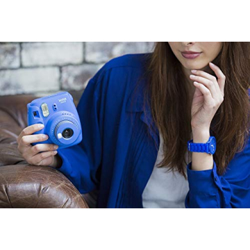 Fujifilm Instax Mini 9 Instant Camera, Cobalt Blue