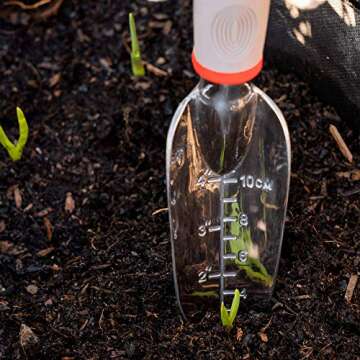 NEIKO 61090A 8 Pc Garden Tool Set, Heavy Duty Gardening Tool Set for Home Garden Planting, Includes Gardening Tool Set Bag for Gardening, Hand Gardening Tools for Women and Men, Gardening Tool Kit,Grey and Red