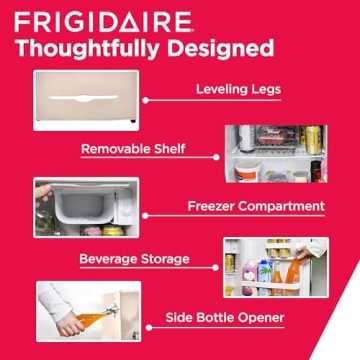 Frigidaire Retro Mini Fridge 1.6 cu ft Stylish & Functional