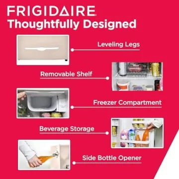 Frigidaire Retro Mini Fridge 1.6 cu ft Stylish & Functional