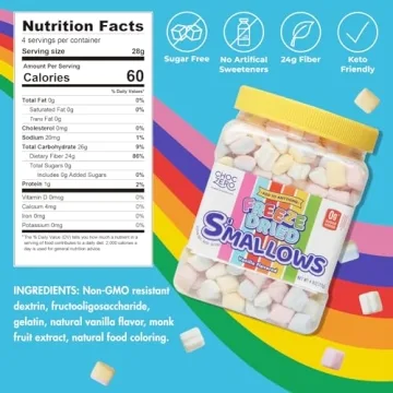 ChocZero Marshmallow Bits - Keto, Zero Sugar, Fun Shapes