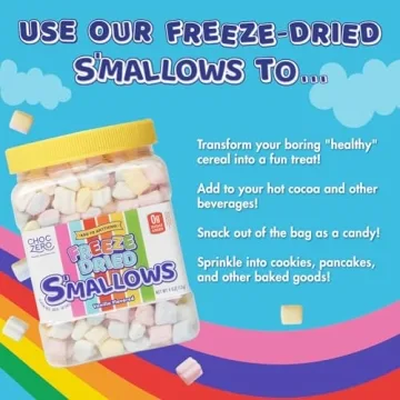 ChocZero Marshmallow Bits - Keto, Zero Sugar, Fun Shapes