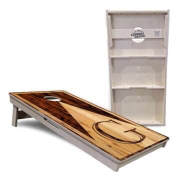 Premium Wedding Letter Design Cornhole Set for Events