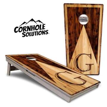 Premium Wedding Letter Design Cornhole Set for Events