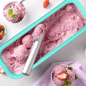 12 Pack Colorful Ice Cream Containers for Homemade Treats