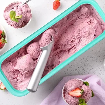 12 Pack Colorful Ice Cream Containers for Homemade Treats