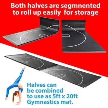 Premium 10x10 Wrestling Mat for BJJ Judo & Martial Arts