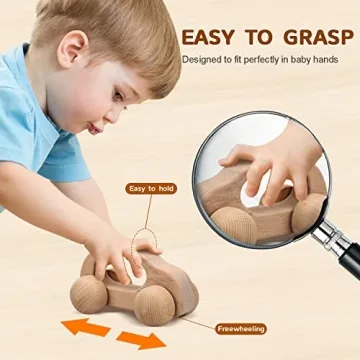 Safe Wooden Toy Cars for Babies & Toddlers
