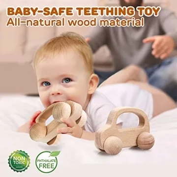 Safe Wooden Toy Cars for Babies & Toddlers