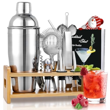 Godmorn 15-Piece Cocktail Shaker Set for Mixology Enthusiasts