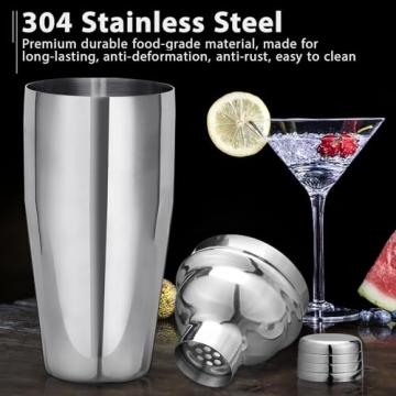 Godmorn 15-Piece Cocktail Shaker Set for Mixology Enthusiasts