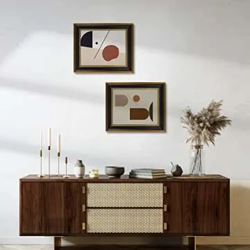 Space Art Deco 11x14 Picture Frame with Real Glass