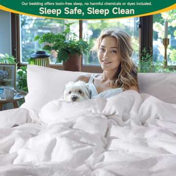 SONORO KATE French Linen Duvet Cover Set - King Size Luxury