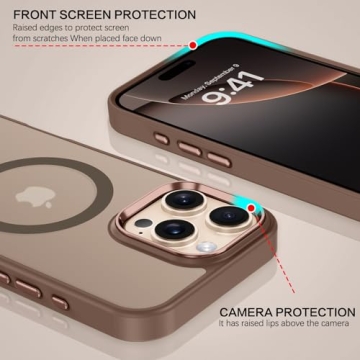 BENTOBEN iPhone 16 Pro Case Compatible with MagSafe