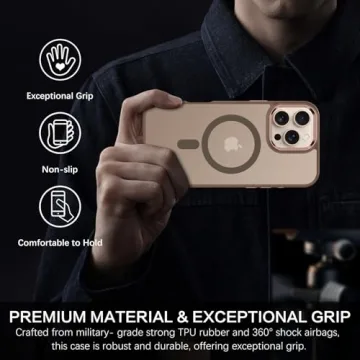 BENTOBEN iPhone 16 Pro Case Compatible with MagSafe