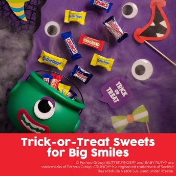 Halloween Fun Size Assorted Candy Bars - 80 Count