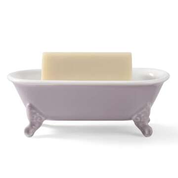 Charming NEWHENGS Clawfoot Soap Dish for Your Home