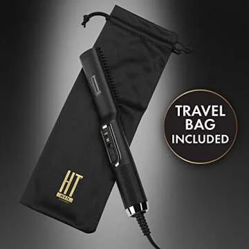 Hot Tools Men's Beard Straightener Brush for Perfect Grooming