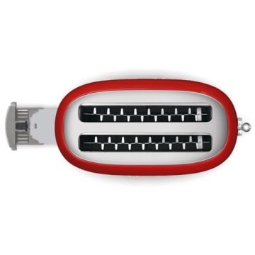 Smeg Retro Toaster 4 Slice 6 Browning Levels Red
