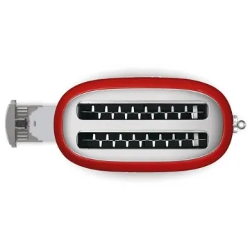 Smeg Retro Toaster 4 Slice 6 Browning Levels Red