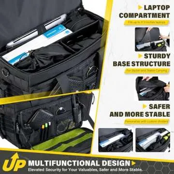 Golkcurx Patrol Bag for Law Enforcement & Travel