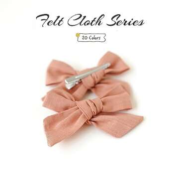 Prohouse 40 PCS Baby Girl Hair Clips, Alligator Hair Bows for Toddlers & Kids, Baby Hair Accessories