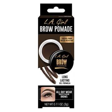 L.A. Girl Brow Pomade, Dark Brown GBP365