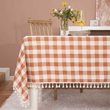 Midsummer Breeze Buffalo Plaid Tablecloth for Any Occasion
