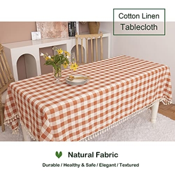 Midsummer Breeze Buffalo Plaid Tablecloth for Any Occasion