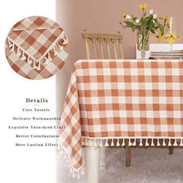 Midsummer Breeze Buffalo Plaid Tablecloth for Any Occasion