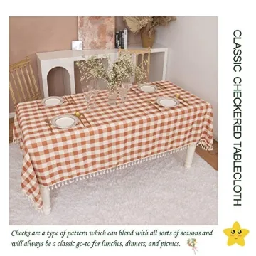 Midsummer Breeze Buffalo Plaid Tablecloth for Any Occasion