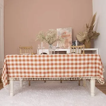 Midsummer Breeze Buffalo Plaid Tablecloth for Any Occasion