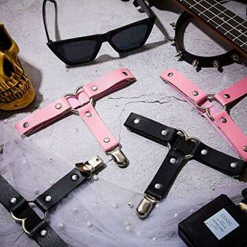 Adjustable Heart Garter Belts for Stylish Women