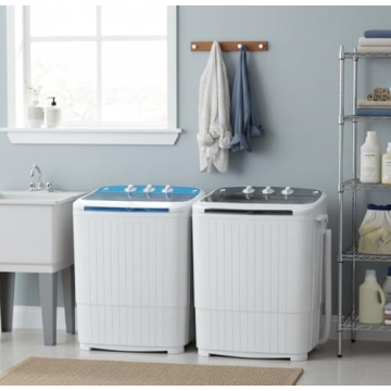 Omelaza Portable Washing Machine 18 lbs Capacity Washer Dryer Combo for Homes & Apartments