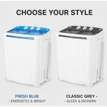 Omelaza Portable Washing Machine Twin Tub Combo 18 lbs
