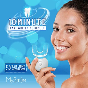 MySmile Teeth Whitening Kit with LED Light for a Bright Smile