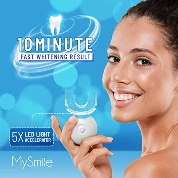 MySmile Teeth Whitening Kit with LED Light for a Bright Smile