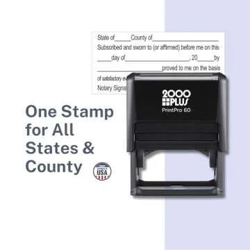 Handy Stamps Jurat Notary Self Inking Stamp for Any State