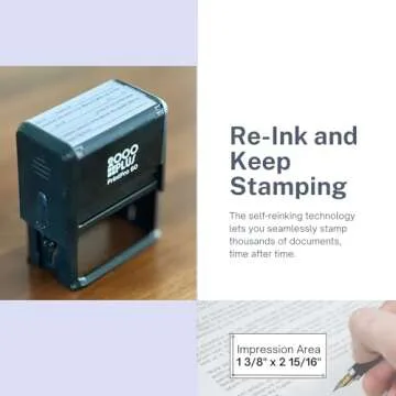 Handy Stamps Jurat Notary Self Inking Stamp for Any State