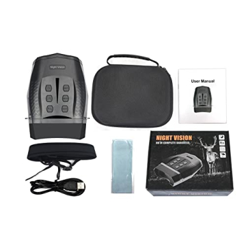 Bush Tech Night Vision Binoculars with 4X Zoom and HD Camera