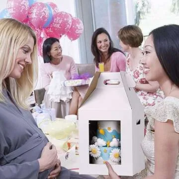 Cake Boxes with Window, Tall Cake Box | 10pcs 10x10x12 inch Cake Box, Cake Boxes 10 inch, 10 inch Cake Box, 10x10 Cake Box | Tall Cake Boxes for Tier Cakes, Tiered Cake Box, 2 Tier Cake Box, Cake Box Tall, Bakery Box, Bakery Take Out Containers