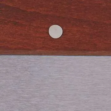 American Metalcraft DS6704 Dough Scraper with Wood Handle