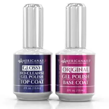 Americanails Gel Polish Base & Top Coat Duo - Pro Quality