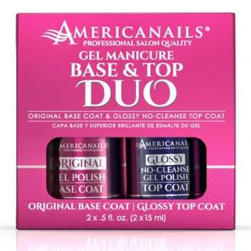 Americanails Gel Polish Base & Top Coat Duo - Pro Quality