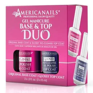 Americanails Gel Polish Base & Top Coat Duo - Pro Quality
