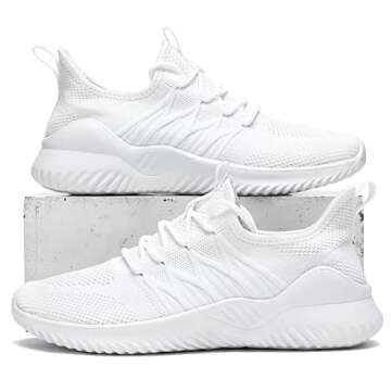 Kvovzo Women's Light Slip-on Sneakers for Gym & Casual Wear