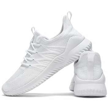 Kvovzo Women's Light Slip-on Sneakers for Gym & Casual Wear