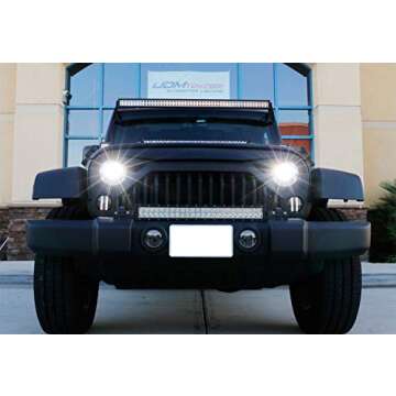 iJDMTOY LED Turn Signal Lamps for Jeep Wrangler 2007-17