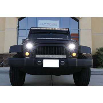 iJDMTOY LED Turn Signal Lamps for Jeep Wrangler 2007-17