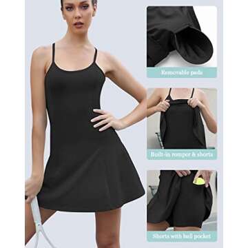 Women's Golf Tennis Dress with Pockets - We1Fit